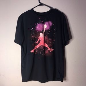 Black Jordan Galaxy Tee